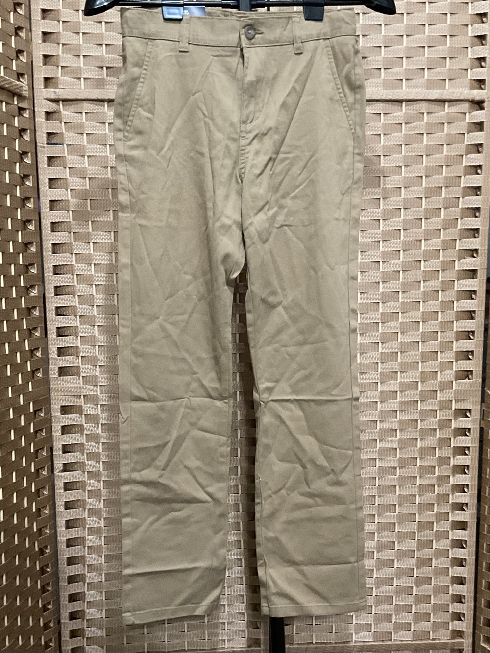 Izod Boys' Tan Khaki Dress Pants